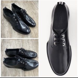 rag & bone Black Leather Flats